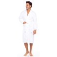 thumbnail image 2 of SKYLINEWEARS Men’s Robe Terry Cotton Bathrobe Shawl Collar Shower Bath Robes Kimono Sweat Steaming Clothes, 2 of 7