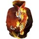 thumbnail image 1 of Xishao Sudadera con Capucha De Llama Colorida para Hombre Y Mujer, Abrigo con Capucha 3D, Chaqueta Divertida Negra, Otoño E Invierno CBW-5 3XL CBW-5 3XL Xishao ropa, 1 of 2