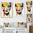 thumbnail image 4 of Designart "Abstract De Stijl Woman I" Fashion Woman Canvas Wall Art, 4 of 7