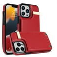 thumbnail image 7 of Jiahe Cover For iPhone XR, Wallet Case with Card Slot Holder,Slim Hybrid Shockproof Premium Leather AntiScratch Lightweight Case Cover, red, 7 of 7