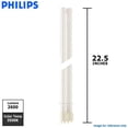 thumbnail image 2 of Philips PL-L 40W/835/XEW/4P/IS 25W Single Tube 2G11 Base 3500K CFL, 2 of 2