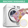 thumbnail image 6 of Pioneer Flower Floral Print Pattern Square Tablecloth, Waterproof Wipeable Spillproof Washable Table Cover for Home Kitchen Party Decor, 42"x42", 6 of 6