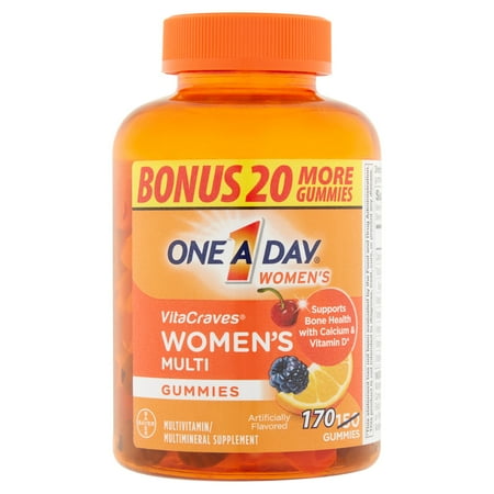 One A Day VitaCraves Adult Multivitamin Gummies, 170 ct