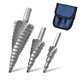 thumbnail image 3 of Pasos Bits Bits de madera Madera Madera Metal Espiral Perforación Bit Acero de alta velocidad Desbarbado Mano Reemplazable Paquete de herramientas de mano 3 Inevent TO001474-01, 3 of 7