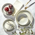 thumbnail image 6 of Tabletops Gallery 16-Piece Hudson Reactive Glaze Stoneware Dinnerware Set - Service for 4, 6 of 9