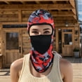 thumbnail image 2 of Unique Bargains 1 Pc Camouflage Balaclava Face Mask Red, 2 of 5