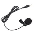 thumbnail image 2 of Micrófono Lavalier, Plug And Play, Conector De 3,5 Mm, Micrófono Con Clip De Solapa Con Cable, Cancelación De Ruido, Aleación De Aluminio ABS, Sonido Claro Para Grabación, 2 of 7