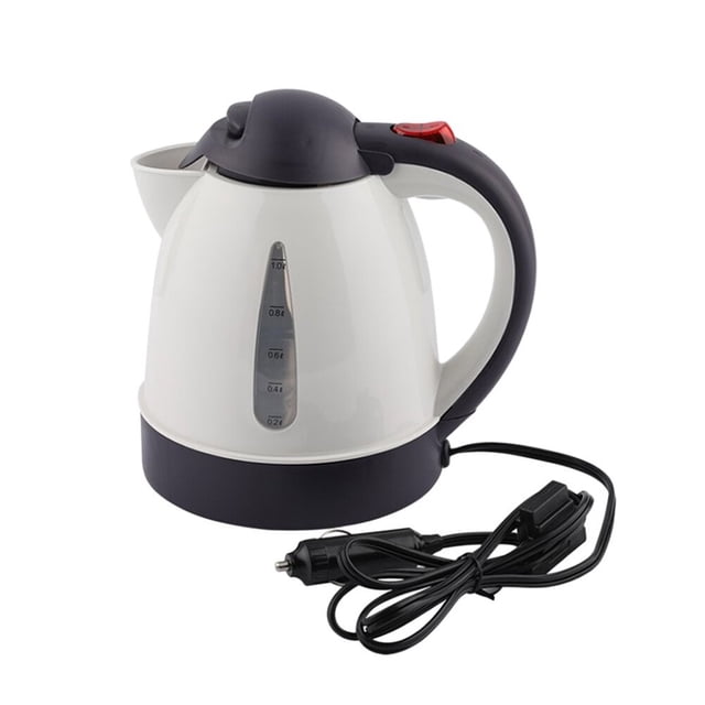 CNKOO Electric Kettle Car Tea Kettle Fast and Quite Boiling Auto Shut-off Protection (12V 150W)