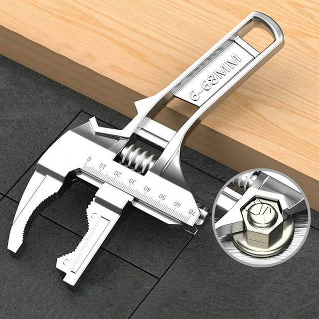 SHAGUOZHOU Réversible avec 6 Ouvertures de Mâchoire de 68mm Ensemble d'Outils de Salle de Bain Multifonctionnel Robinet Réglable Mince pour Cuisine Cmcf920b Pinces Tout Usage Ensemble Tournevis 101 Pcs