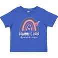 thumbnail image 3 of Inktastic Grammy and Papa Love Me Rainbow Girls Baby T-Shirt, 3 of 5
