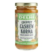 Brooklyn Delhi Coconut Cashew Korma Indian Simmer Sauce 12 oz Pack of 2