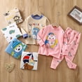 thumbnail image 2 of Conjunto de ropa interior navideña para niños, pijamas térmicos de manga larga de algodón con dibujos animados, otoño e invierno, 2 of 4