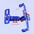 thumbnail image 3 of Aluminum Motorbike Number Plate Motorcycle Rear License Plate Frame Holder Frame Adjustable License Plate Bracket, 3 of 8
