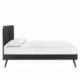 thumbnail image 6 of Modway Marlee Queen Wood Platform Bed with Splayed Legs in Black, 6 of 7