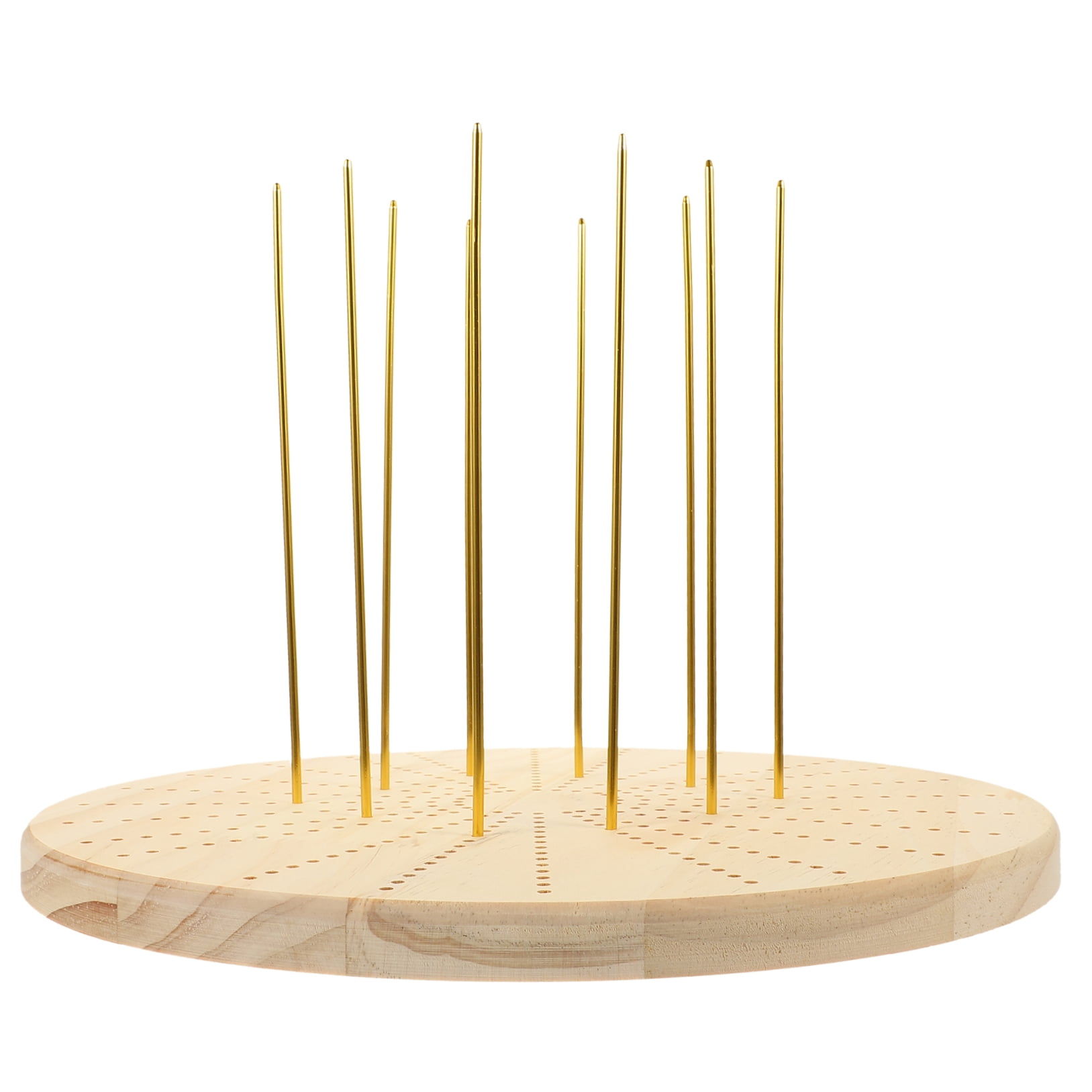WRISTBIQUE Knitting Yarn Board Wood Molding Board for Craft Making 1 Set 11.79x11.79in