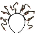 thumbnail image 1 of Diadema de disfraz de Medusa, tocado para Halloween, carnaval, Mardi Gras, fiesta de máscaras, suministros, 1 of 6