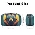 thumbnail image 5 of Bear Hard Drive and Cord Storage Organizer PC Case, Waterproof Oxford Cloth Electronic Organizer Travel Case, Outdoor Small Storage Box, 5.9x9.44x3.14 in., 5 of 6