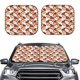 thumbnail image 2 of Balery Santa Claus bells Snowman Parasol para parabrisas de coche de 2 piezas | Parasol plegable para parabrisas delantero de coche para la mayoría de sedanes-Small, 2 of 6