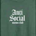 thumbnail image 3 of Instant Message - Anti Social Moms Club - Women's Lightweight French Terry Long Sleeve Shirt, 3 of 6
