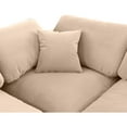 thumbnail image 5 of Meridian Furniture Comfy Beige Velvet 5-Pc. Modular Sectional, 5 of 11