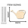 thumbnail image 2 of Unfinished Wood Watering Can Shape - Farm - Garden - Flower - Craft - up to 46" DIY 16" / 3/4", 2 of 3