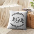 thumbnail image 4 of LALILO Throw Pillow Covers Mr And Mrs And Mrs Sign And Mr Art Cushion Cover 18" x 18", 473 Pack, 4 of 6