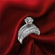 thumbnail image 5 of Anillo de acero inoxidable con diamante incrustado para drenaje metabólico, 5 of 7