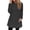 Black, variant on ManxiVoo Long Sleeve T-Shirt for Women with Front Pockets Round Neck Relaxed Fit Loose Casual Top Utility Chic Everyday Comfort for Active Women L Size Black