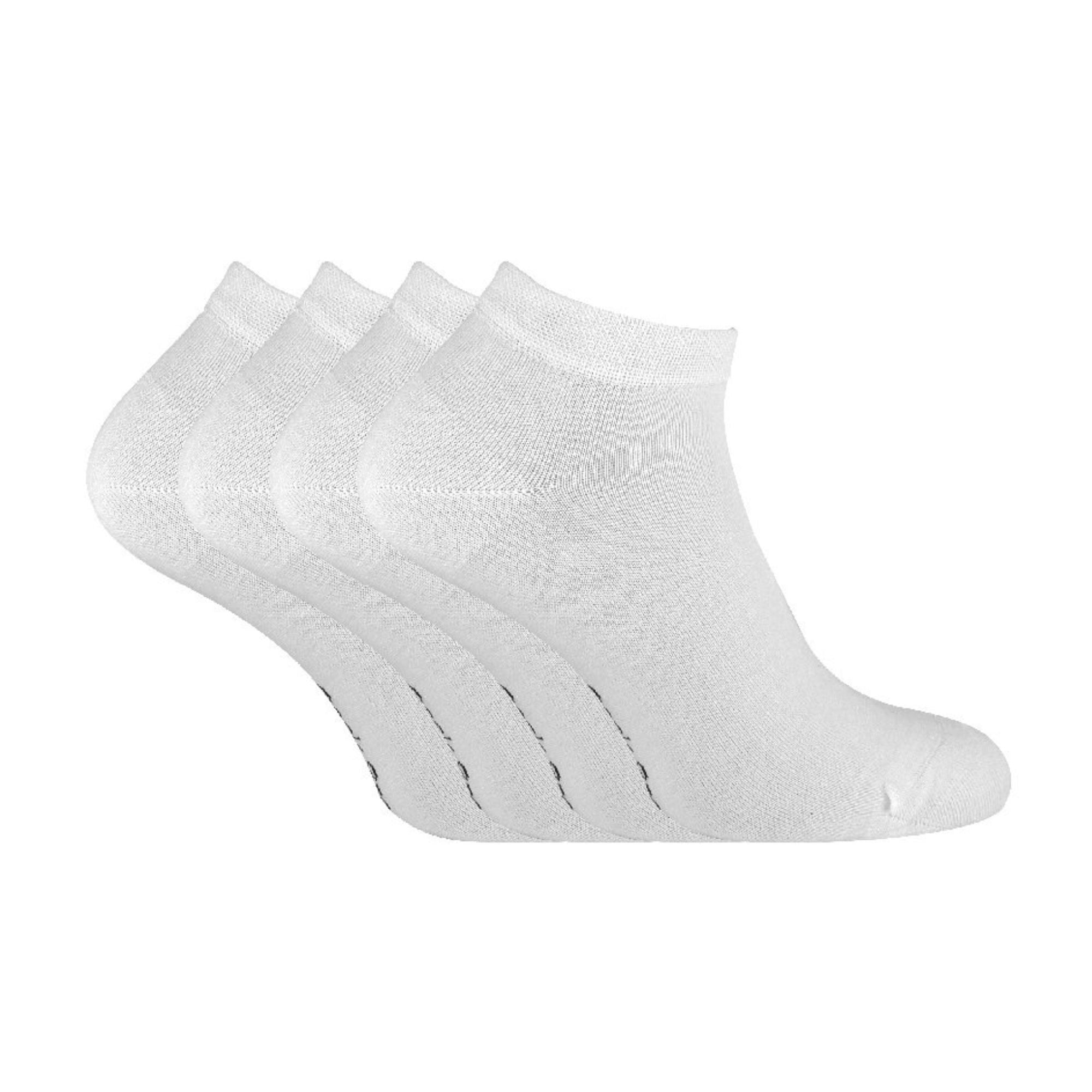 Sock Snob Mens 4 Pairs Soft Breathable Bamboo Trainer Socks