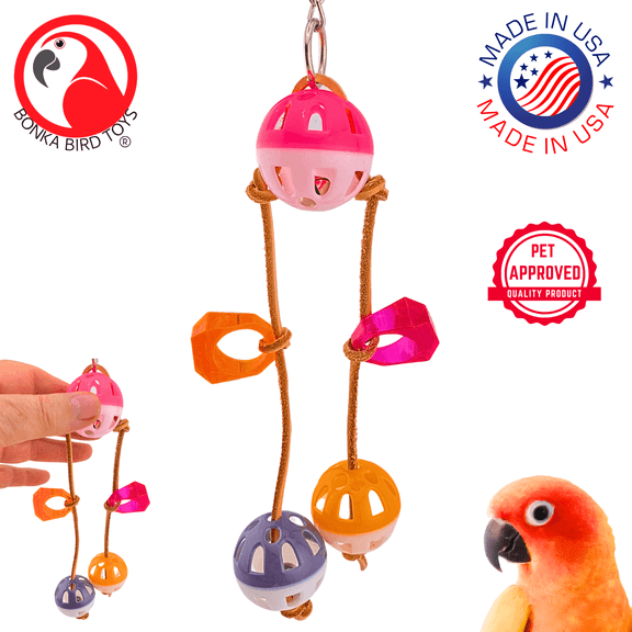 Bonka Bird Toys 3724 Triple Jingle Ball