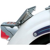 Kuryakyn 9165 Motorcycle Accent Accessory: Universal Laydown License Plate Holder for Harley-Davidson Motorcycles and Custom Applications, Chrome