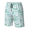 thumbnail image 5 of Naloa Rabbit And Dragonfly Men's Beach Shorts, Surfing shorts, Swim trunks, Quick Dry Swim Trunks for Surfing Beach Fun - X-Large, 5 of 9