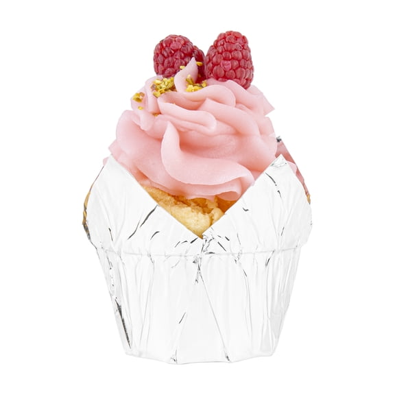 Restaurantware-4 Ounce 200 Tulip Shaped Grease Resistant, Oven Safe, Metallic Silver Paper For Parties and Weddings