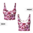 thumbnail image 4 of Yiaed Orchids Flowers Print Ladies Waistcoat Women Sports Vest Vest Sports Women Sports Top Yoga Vest for women-Large, 4 of 8