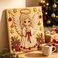 thumbnail image 6 of DIY Christmas Pearl Diamond Painting Art Kit with Frame, Santa Pearl Beads Art Craft for Adults Beginners, Gemstone Diamond Dots Beads for Home Wall Decor(E), 6 of 7