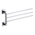 thumbnail image 4 of Organizador de toallas de baño Sunnimix estante de toallas montado en la pared Duradero 2 piezas, 4 of 7