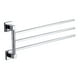thumbnail image 4 of Organizador de toallas de baño Sunnimix estante de toallas montado en la pared Duradero 2 piezas, 4 of 7
