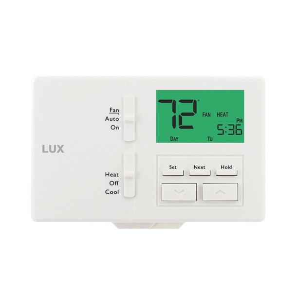 Lux Products Tx100e 7 Day Programmable Thermostat White Walmart Com Walmart Com