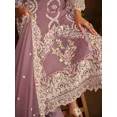 thumbnail image 3 of Tenue de Mariage sur Mesure pour Femme, Robe Indienne Faite à la Main, Kurti Droite, Pantalon avec Dupatta, 3 of 5