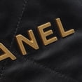 thumbnail image 6 of Pre-Owned Chanel 22 Large Backpack/Handbag, Leather, Women's, Black (AS3313), 6 of 13