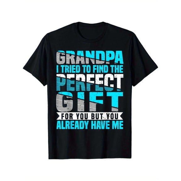 Funny Grandpa T-Shirt Retro Perfect Gift For Grandfather Men's Short Sleeve Graphic Tee
