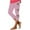 B Pink, variant on Idoravan Summer Leggings for Women Yoga Pants Women Easter Bunny Print Stretch Casual Print Yoga Cropped Pants