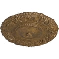 thumbnail image 3 of Ekena Millwork 21"OD x 2"P Marseille Ceiling Medallion (Fits Canopies up to 7 3/8"), Hand-Painted Rubbed Bronze, 3 of 6