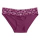 thumbnail image 2 of Gibobby Panty Microfibra con Encaje Calzoncillos con ribete encaje sexy a la moda para mujer Bragas ligeras transpirables cintura talla grande （Rojo， M), 2 of 3