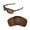 Brown - Polarized, variant on Walleva Ice Blue Polarized Replacement Lenses for Oakley Triggerman Sunglasses