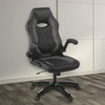 thumbnail image 3 of Aon Archeus Ergonomic Gaming Office Chair – Adjustable High-Back Gaming Seat w/ Lumbar Support, Plush Cushion & Flip-Up Armrests – Office & PC Gamer Chair – Black/Grey, 3 of 8