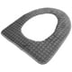 thumbnail image 4 of 1 pieza de fundas de asiento de inodoro para baño, cojín de cojín para asiento de inodoro cálido de invierno con cremallera, 4 of 4