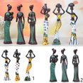 thumbnail image 4 of Estatuilla Decorativa de Decorativa para Mujer Africana, 6 Juegos Gloria Figuras de mujeres africanas, 4 of 7