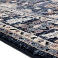 thumbnail image 3 of Luxe Weavers Oriental Navy 5x7 Area Rug Non-Shedding Floral Carpet, 3 of 5