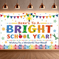 thumbnail image 6 of Polyester Bright School Banner Colorful Design Event Decoration for School Year Start Classroom Party Celebration, 6 of 7